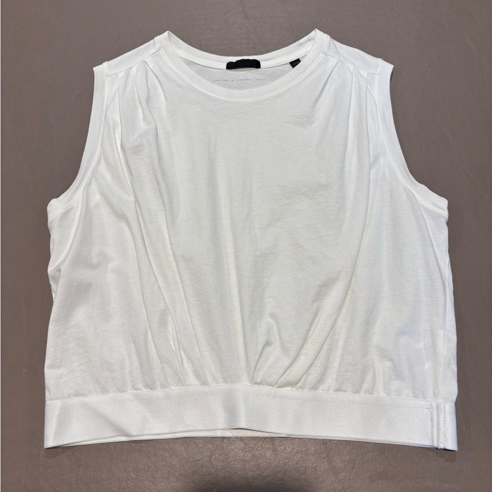 ATM White Sleeveless Tee